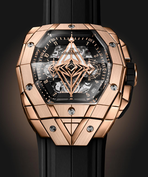 A-41979<br><b>HUBLOT</b><br>스피릿 오브 빅뱅 상블루 킹 골드</b><br>[매장가-7000만원대]