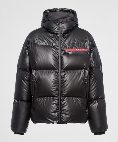 JK-23885<br><b>PRADA</b><br>라이트 리나일론 후드 푸퍼 재킷</b><br>[매장가-490만원대]