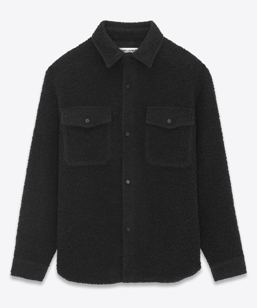 S-5427<br><b>SAINT LAURENT</b><br>울 포켓 오버사이즈 셔츠</b><br>[매장가-150만원대]