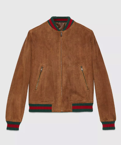 JK-24080<br><b>GUCCI</b><br>스웨이드 지퍼 블루종 자켓</b><br>[매장가-800만원대]