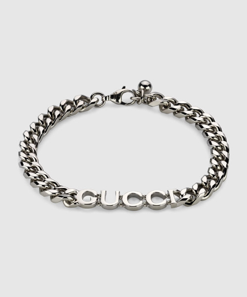 A-42160<br><b>GUCCI</b><br>스크립트 체인 팔찌</b><br>[매장가-80만원대]