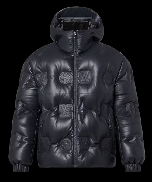 JK-24053<br><b>LOUIS VUITTON</b><br>모노그램 가죽 다운 후드 재킷</b><br>[매장가-1000만원대]