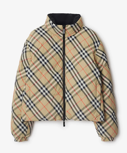 JK-23836<br><b>BURBERRY</b><br>리버서블 체크 나일론 퍼퍼 재킷</b><br>[매장가-270만원대]