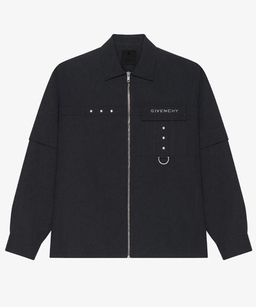 S-5426<br><b>GIVENCHY</b><br>엠브로이더드 포켓 메탈 지퍼 셔츠</b><br>[매장가-100만원대]