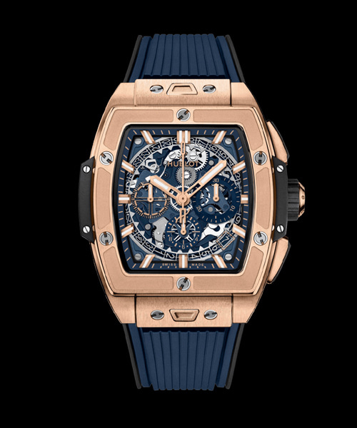 A-41934<br><b>HUBLOT</b><br>스피릿 오브 빅뱅 킹 골드 블루</b><br>[매장가-6000만원대]