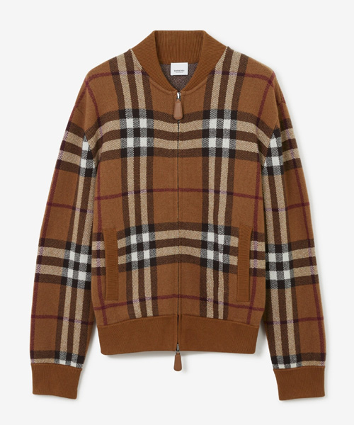 JK-23999<br><b>BURBERRY</b><br>체크 캐시미어 보머 재킷</b><br>[매장가-300만원대]
