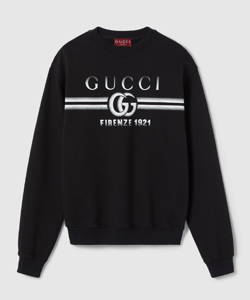 T-30564<br><b>GUCCI</b><br>코튼 저지 스웨트셔츠</b><br>[매장가-150만원대]