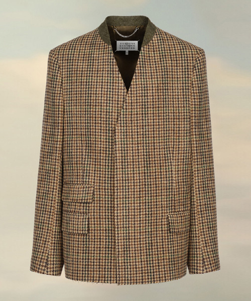 JK-24012<br><b>MAISON MARGIELA</b><br>체크 싱글 블레이저 자켓</b><br>[매장가-300만원대]