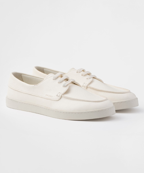 A-41951<br><b>PRADA</b><br>가죽 레이스업 슈즈</b><br>[매장가-150만원대]