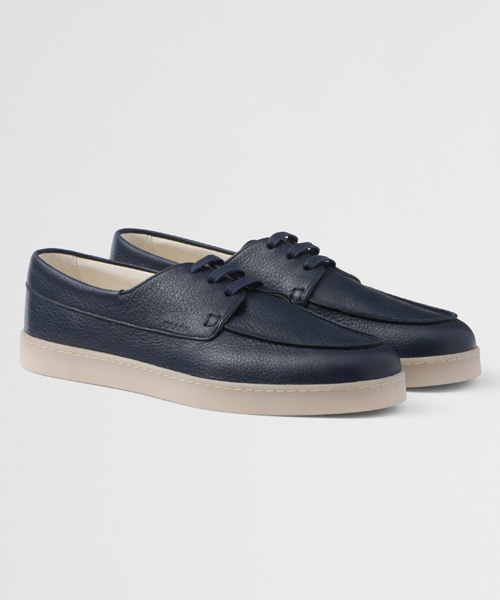 A-41950<br><b>PRADA</b><br>가죽 레이스업 슈즈</b><br>[매장가-150만원대]