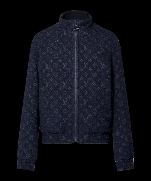 JK-24087<br><b>LOUIS VUITTON</b><br>모노그램 울 부클레 지퍼 블루종</b><br>[매장가-450만원대]