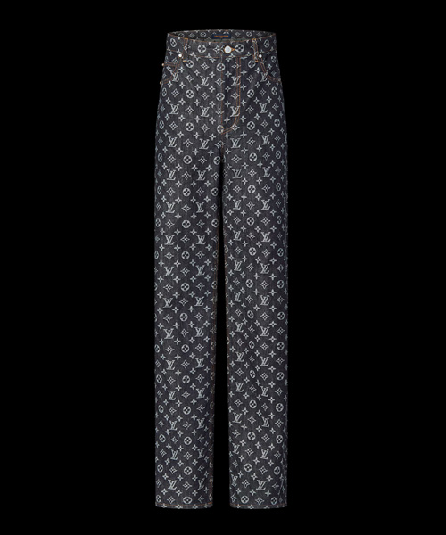 P-16006<br><b>LOUIS VUITTON</b><br>모노그램 자카드 데님 스케이트 팬츠</b><br>[매장가-320만원대]