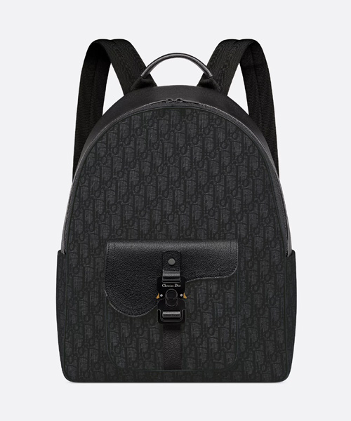 A-42212<br><b>DIOR</b><br>디올 오블리크 자카드 새들 지퍼 백팩</b><br>[매장가-400만원대]
