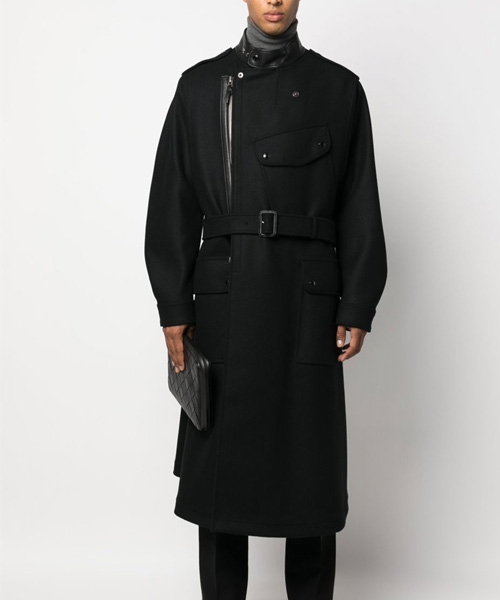 JK-24036<br><b>TOM FORD</b><br>벨트 스웨이드 오프센터 코트</b><br>[매장가-700만원대]