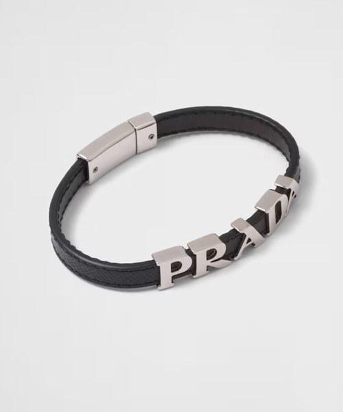 A-42237<br><b>PRADA</b><br>사피아노 가죽 브레이슬릿</b><br>[매장가-60만원대]