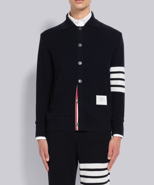 JK-23758<br><b>THOM BROWNE</b><br>캐시미어 와플 4-바 가디건 재킷</b><br>[매장가-370만원대]