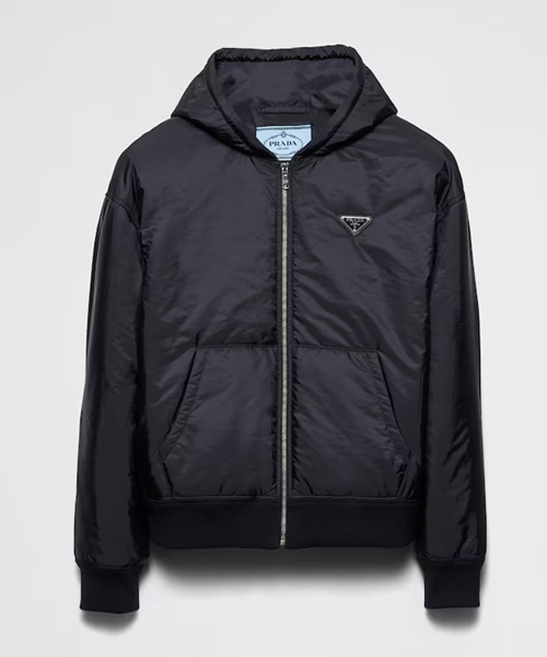 JK-24011<br><b>PRADA</b><br>리나일론 블루종 후드 자켓</b><br>[매장가-300만원대]