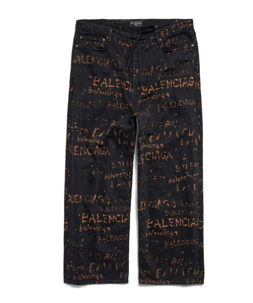 P-15999<br><b>BALENCIAGA</b><br>블리치 올오버 오버사이즈 배기 팬츠</b><br>[매장가-200만원대]