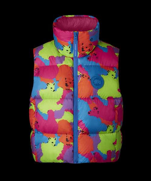 JK-23727<br><b>CANADA GOOSE</b><br>애트우드 프린트 베스트 자켓</b><br>[매장가-90만원대]