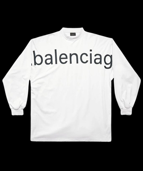 T-30511<br><b>BALENCIAGA</b><br>BAL.COM 롱 슬리브 티셔츠</b><br>[매장가-140만원대]