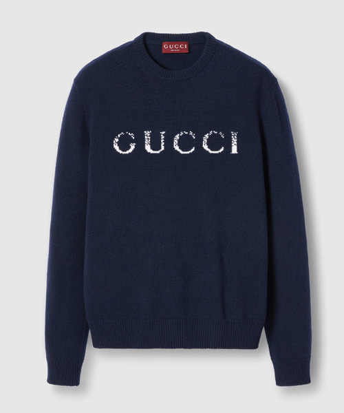 T-30558<br><b>GUCCI</b><br>인타르시아 울 스웨터</b><br>[매장가-150만원대]