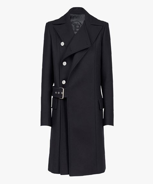 JK-24082<br><b>BALMAIN</b><br>더블 버튼 벨트 울 롱 코트</b><br>[매장가-800만원대]