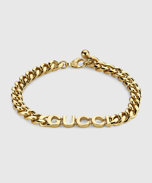 A-42163<br><b>GUCCI</b><br>스크립트 체인 팔찌</b><br>[매장가-80만원대]