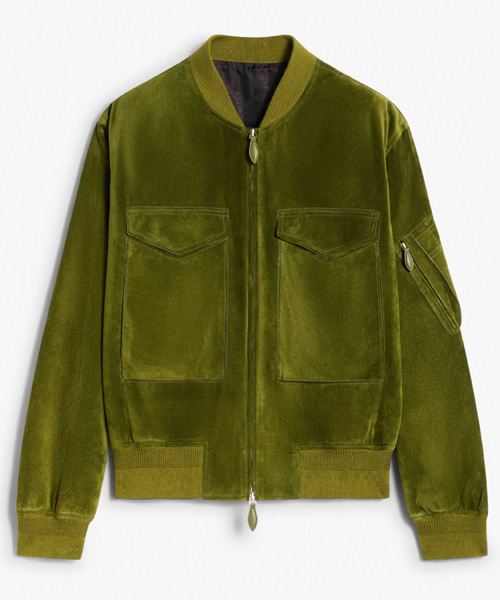 JK-24023<br><b>BERLUTI</b><br>스웨이드 밀리터리 봄버 자켓</b><br>[매장가-1000만원대]