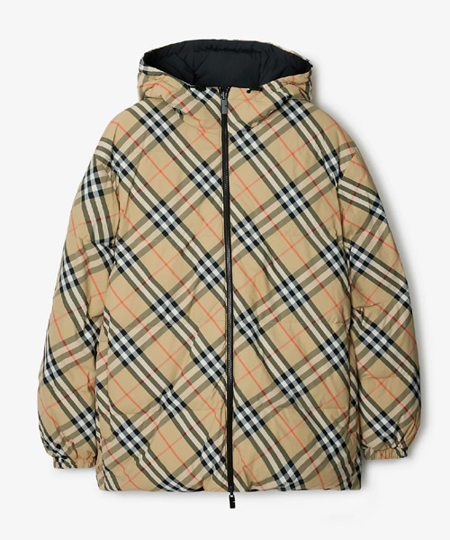 JK-23955<br><b>BURBERRY</b><br>리버서블 체크 나일론 퍼퍼 재킷</b><br>[매장가-290만원대]