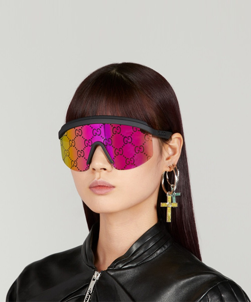 A-42238<br><b>GUCCI</b><br>마스크 프레임 GG 선글라스</b><br>[매장가-100만원대]