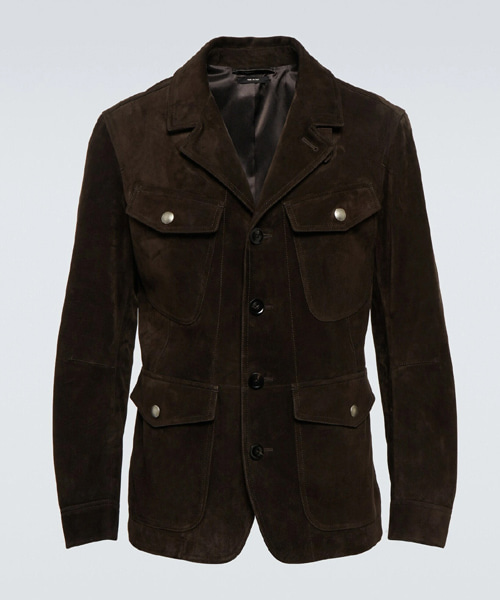 JK-23778<br><b>TOM FORD</b><br>스웨이드 빅 포켓 싱글 자켓</b><br>[매장가-1000만원대]