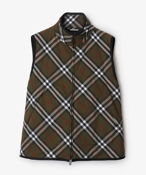 JK-24007<br><b>BURBERRY</b><br>체크 나일론 질레</b><br>[매장가-220만원대]