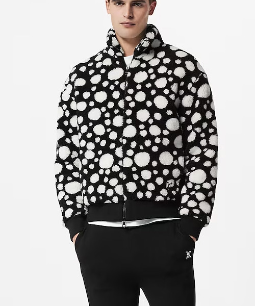 JK-24002<br><b>LOUIS VUITTON x YAYOI KUSAMA</b><br>인피니티 도트 플리스 블루종</b><br>[매장가-270만원대]