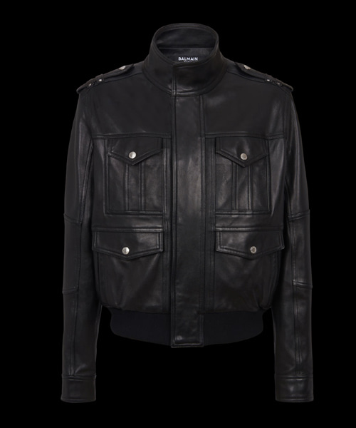 JK-23892<br><b>BALMAIN</b><br>4 포켓 램스킨 가죽 자켓</b><br>[매장가-500만원대]