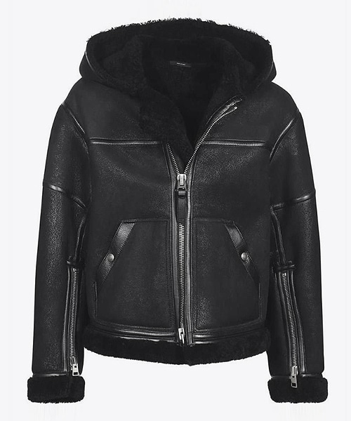 JK-23779<br><b>TOM FORD</b><br>멀티지퍼 가죽 후드 무스탕</b><br>[매장가-1500만원대]