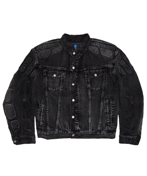 JK-23899<br><b>YEEZY x GAP</b><br>엔지니어드 바이 발렌시아가 패디드 데님 자켓</b><br>[매장가-100만원대]