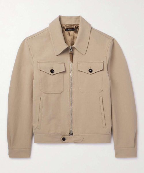JK-23745<br><b>TOM FORD</b><br>코튼 트윌 블루종 자켓</b><br>[매장가-500만원대]