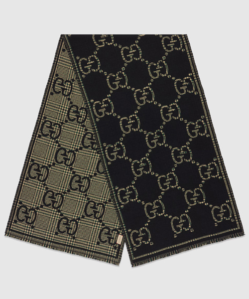 A-42144<br><b>GUCCI</b><br>체크 GG 울 스카프</b><br>[매장가-60만원대]