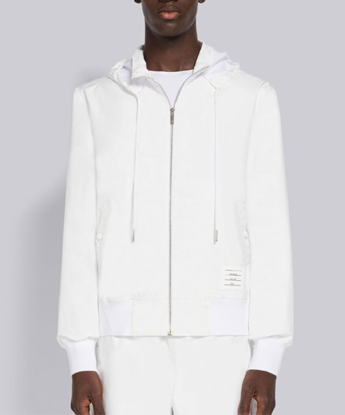 JK-24040<br><b>THOM BROWNE</b><br>밀리터리 립스탑 후디 재킷</b><br>[매장가-240만원대]