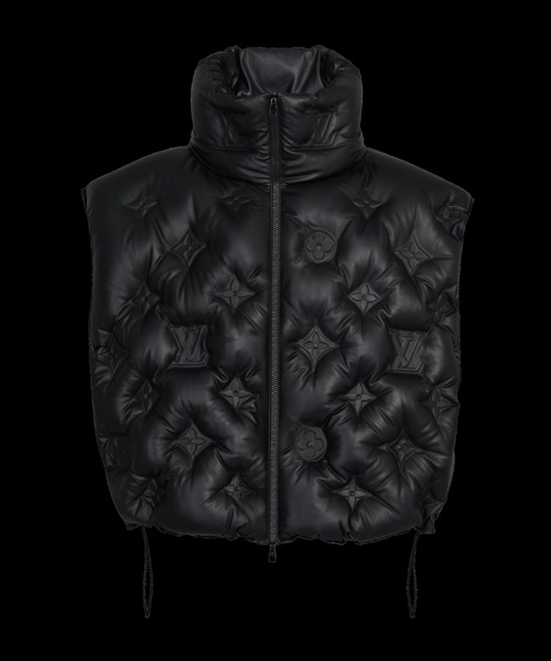 JK-23756<br><b>LOUIS VUITTON</b><br>모노그램 후드 가죽 베스트</b><br>[매장가-1000만원대]