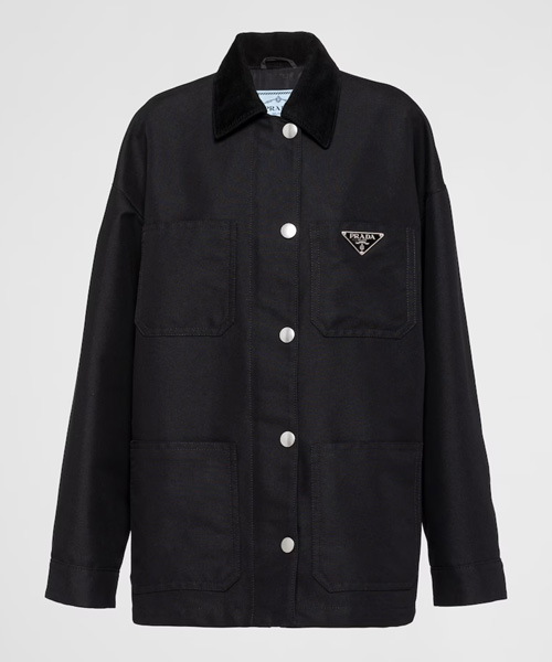 JK-23711<br><b>PRADA</b><br>테크니컬 캔버스 블루종 자켓</b><br>[매장가-480만원대]