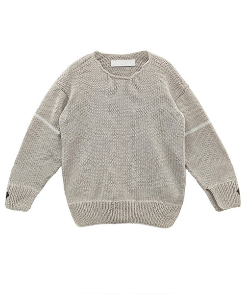 T-30571<br><b>CHROME HEARTS</b><br>가죽 크로스 패치 스웨터</b><br>[매장가-800만원대]