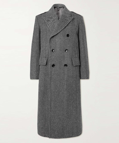 JK-23821<br><b>TOM FORD</b><br>더블 브레스트 헤링본 울 코트</b><br>[매장가-1000만원대]