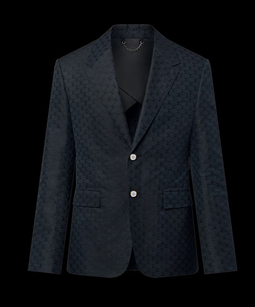 JK-23706<br><b>LOUIS VUITTON</b><br>싱글 브레스티드 실크 앤드 코튼 퐁 뇌프 재킷</b><br>[매장가-470만원대]