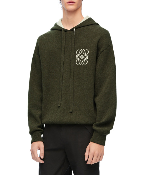 T-30554<br><b>LOEWE</b><br>시그니처 자수 울 후디</b><br>[매장가-200만원대]