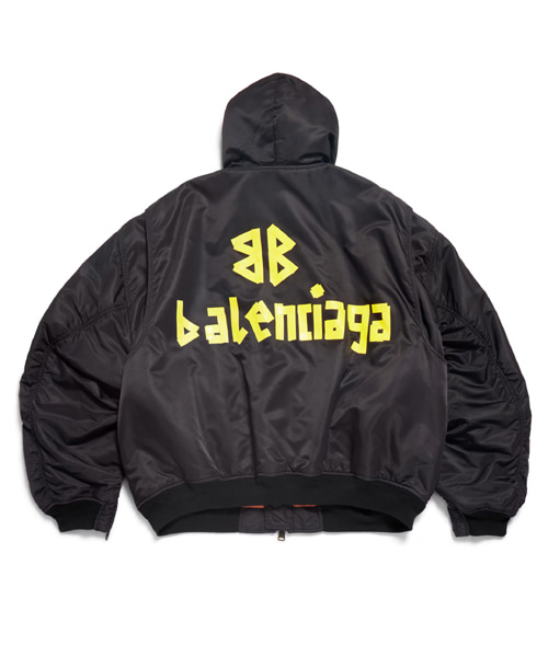 JK-23966<br><b>BALENCIAGA</b><br>테이프 타입 라이트 후드 봄버 자켓</b><br>[매장가-400만원대]