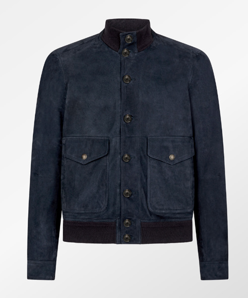 JK-23786<br><b>TOM FORD</b><br>스웨이드 버튼 스루 봄버 자켓</b><br>[매장가-1000만원대]