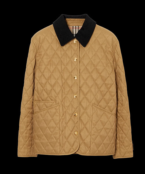 JK-23963<br><b>BURBERRY</b><br>코듀로이 칼라 다이아몬드 퀄팅 자켓</b><br>[매장가-160만원대]