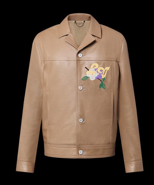 JK-24072<br><b>LOUIS VUITTON</b><br>엠브로이더드 레더 블루종</b><br>[매장가-800만원대]