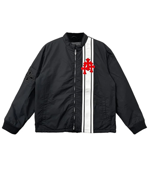 JK-24315<br><b>CHROME HEARTS</b><br>퍼 라이닝 트리플 크로스 패치 재킷</b><br>[매장가-900만원대]